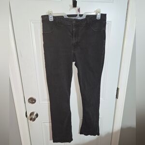 Old Navy Women's Dark Gray Straight Leg Jeans Size 16
